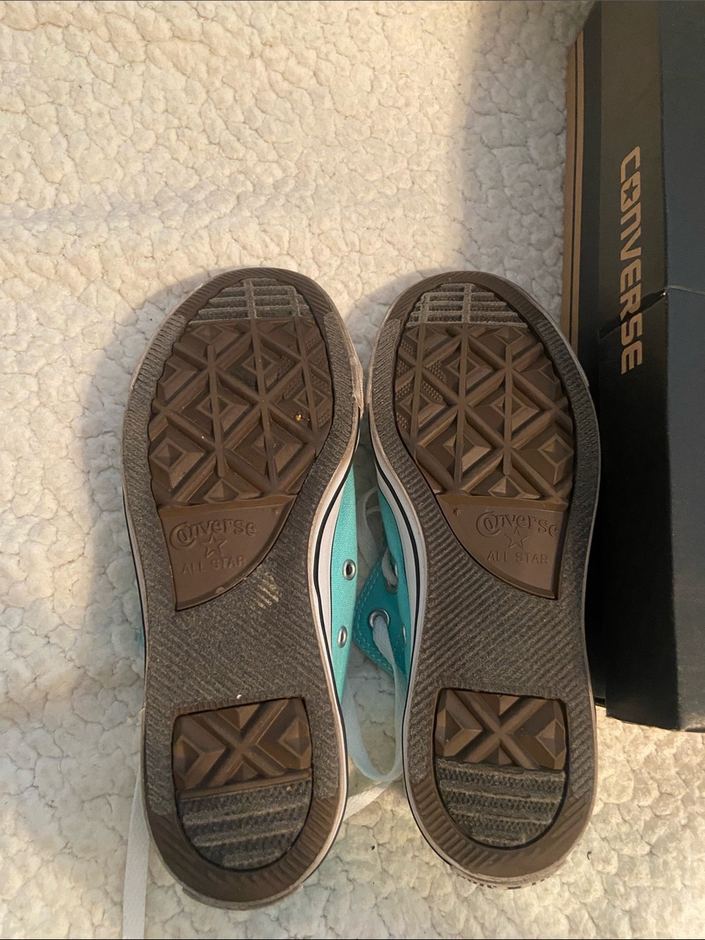 Women’s Low Top Sneakers in Teal - Picture 8 of 11
